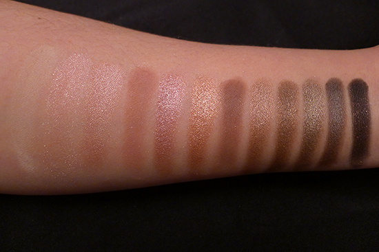 Urban Decay Naked3 Palette Swatches